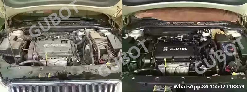 GUBOT steam car wash machine cleaning engine comparison chart